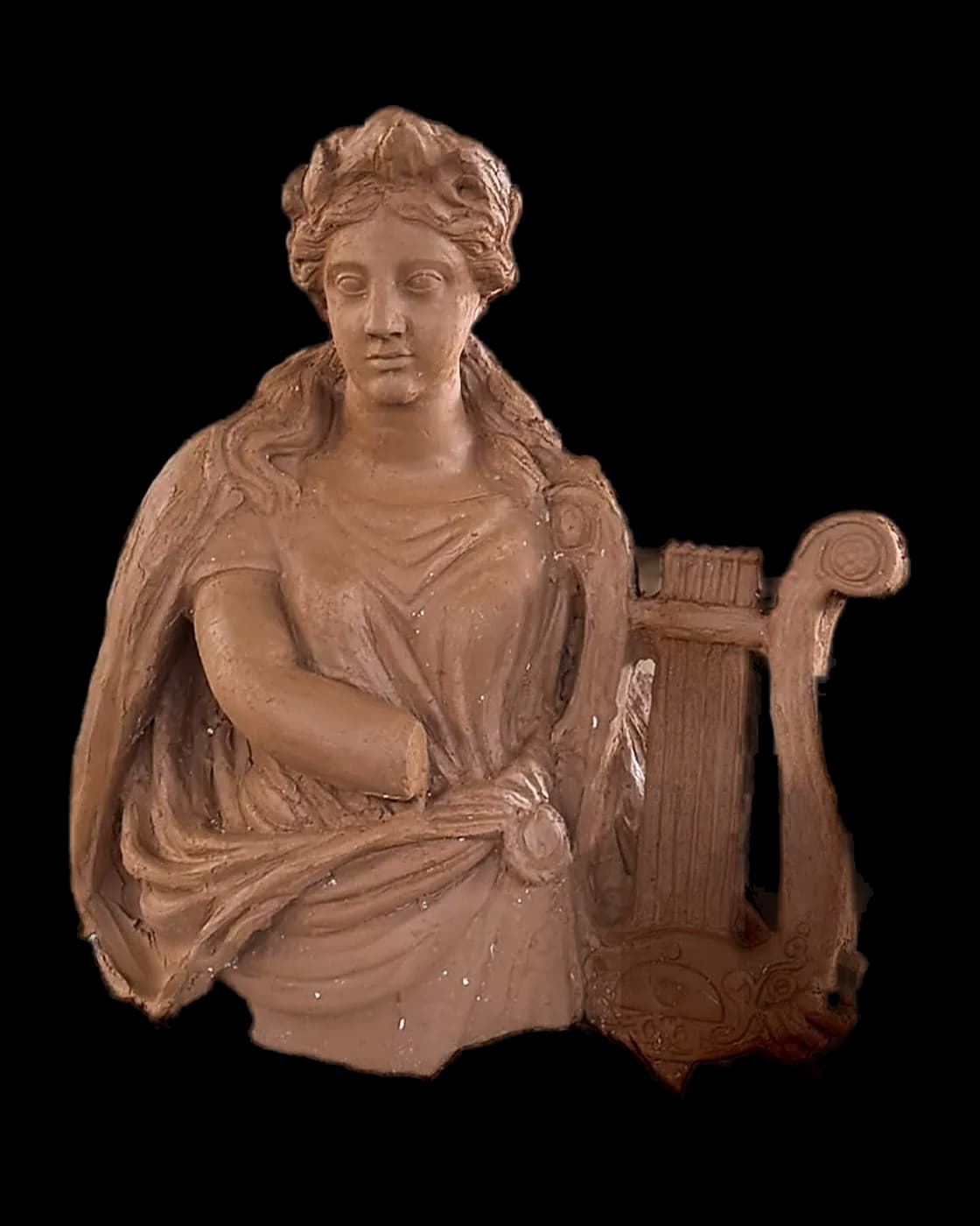 Muse with the Lyre — MODELLED TERRACOTTA
